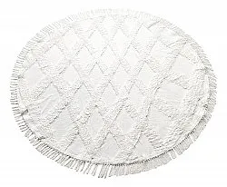 Runde tepper - Pamplona Natural Cotton Shaggy (offwhite)