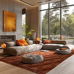 Ryetepper - Pamplona Natural Cotton Shaggy (terracotta)