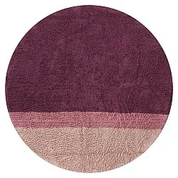 Runde tepper - Pione Natural Cotton Shaggy (rosa)