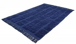 Ryetepper - Salem Natural Cotton Shaggy (mørke blå)