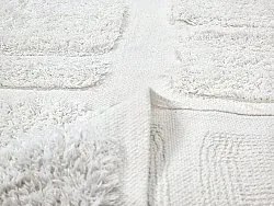 Runde tepper - Salem Natural Cotton Shaggy (offwhite)