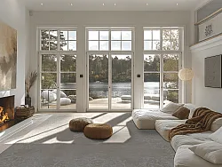 Wilton-teppe - Santi (beige/hvit)