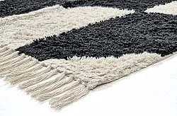 Ryetepper - Siberia Natural Cotton Shaggy (offwhite/svart)