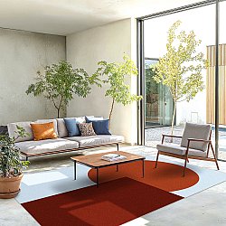 Wilton-teppe - Taos (lyseblå/multi)