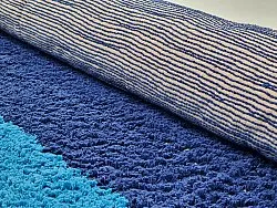 Ryetepper - Taro Natural Cotton Shaggy (blå)