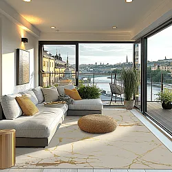 Wilton-teppe - Vieste (beige/gull)