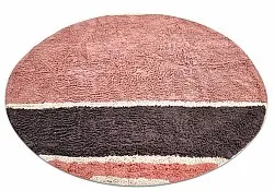 Runde tepper - Vinci Natural Cotton Shaggy (rosa)