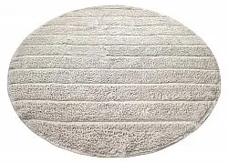 Runde tepper - Willow Natural Cotton Shaggy (greige)