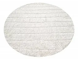 Runde tepper - Willow Natural Cotton Shaggy (offwhite)