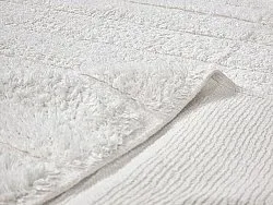 Runde tepper - Willow Natural Cotton Shaggy (offwhite)