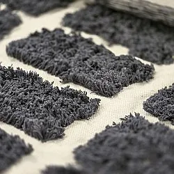 Ryetepper - Zola Natural Cotton Shaggy (mørkegrå)