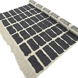 Ryetepper - Zola Natural Cotton Shaggy (mørkegrå)