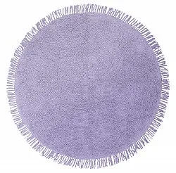 Runde tepper - Alba Natural Cotton Shaggy (lilla)