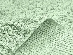 Ryetepper - Alba Natural Cotton Shaggy (lysegrønn)