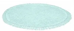 Runde tepper - Alba Natural Cotton Shaggy (turkis)