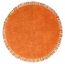 Runde tepper - Alba Natural Cotton Shaggy (oransje)