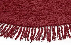 Runde tepper - Alba Natural Cotton Shaggy (burgunder)