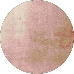 Rundt teppe - Artena (rosa)