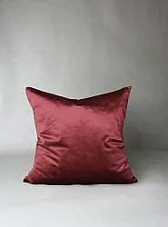 Putetrekk - Fløyelsputer Marlyn (burgunder)