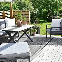 Innendørs/Utendørs tepper - Monsaraz (svart)