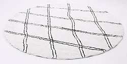Runde tepper - Morocco (sort/hvit)