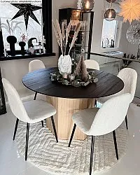 Runde tepper - Monti (offwhite)