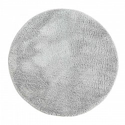 Runde tepper - Soft Shine (grå)