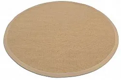 Runde tepper (sisal) - Agave (beige/elfenben)