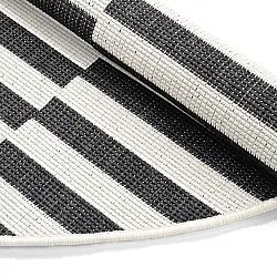 Rundt teppe - Indoor/Outdoor Otto (svart)