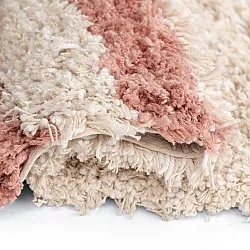 Ovalt teppe - Tropea Natural Cotton Shaggy (multi)