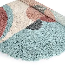 Ovalt teppe - Tropea Natural Cotton Shaggy (multi)
