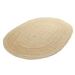 Oval juteteppe - San Francisco (jute)