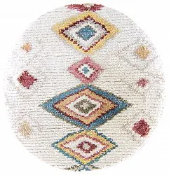 Runde tepper - Macchia (beige/multi)
