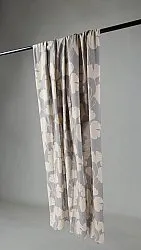 Gardiner - Bomullsgardin Abril (grå/beige)