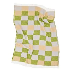 Tepper - Ullmixpledd - Audrey Check (beige/grønn/lilla)