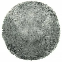 Runde tepper - Pomaire (grå/grønn)