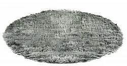 Runde tepper - Pomaire (grå/grønn)