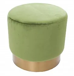 Sittepuff fløyel - Copenhagen (grønn)