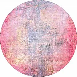 Rundt teppe - Perugia (rosa)