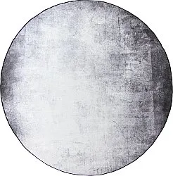 Rundt teppe - Rosia (blå/grå)