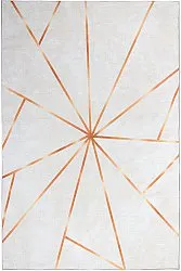 Wilton-teppe - Bellizzi (offwhite/oransje)