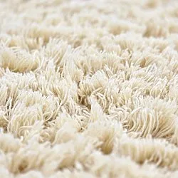 Rundt teppe - Aliste Wool Shaggy (alabaster gleam)