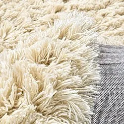 Rundt teppe - Aliste Wool Shaggy (alabaster gleam)