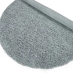Rundt teppe - Combarro Solid Cotton Shaggy (lyseblått)