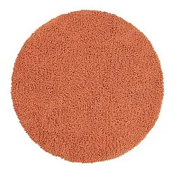 Rundt teppe - Combarro Solid Cotton Shaggy (lys oransje)