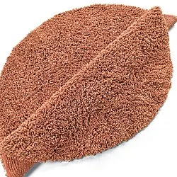 Rundt teppe - Combarro Solid Cotton Shaggy (lys oransje)