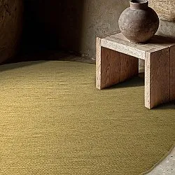 Rundt teppe - Hamilton (mustard)