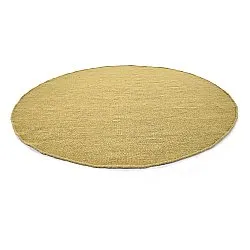 Rundt teppe - Hamilton (mustard)