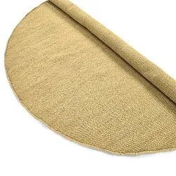 Rundt teppe - Hamilton (mustard)