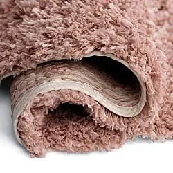 Rundt teppe - Perast Natural Cotton Shaggy (multi)